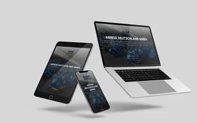 Landingpage Arinox Deutschland GmbH